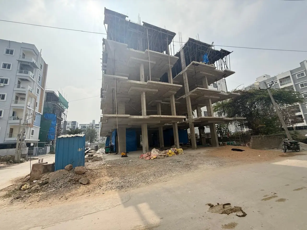 Brykston construction progress: Structural frame rise