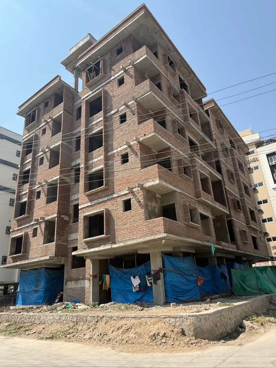 Brykston construction progress: External brickwork